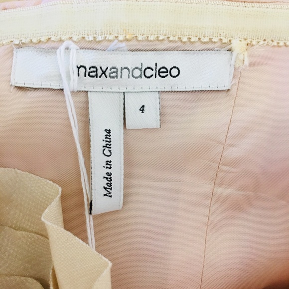 Max & Cleo Ruffle Strapless Mini Cocktail Dress - Picture 5 of 5